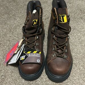 Caterpillar Brown Leather Men's Boots